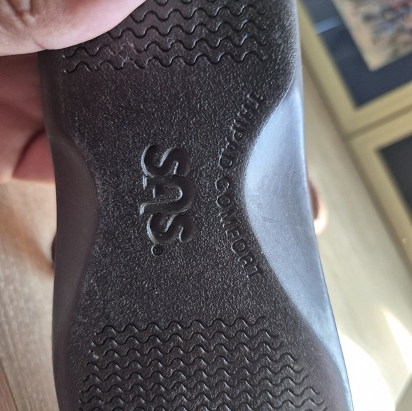 SAS Brown Leather Women's Loafers - Picture 8 of 8